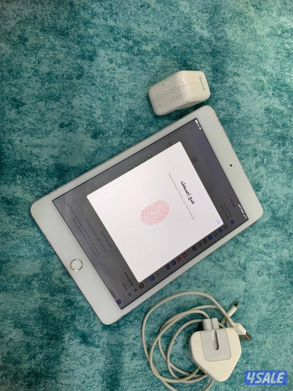 ايباد ابل ميني 5 الخامس 64 قيقا وبطارية 92 مو مع الاغراض7