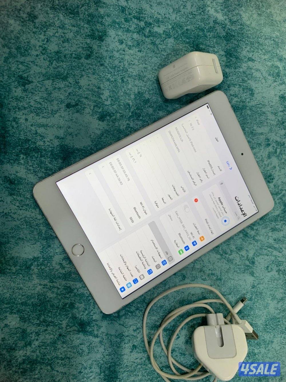 ايباد ابل ميني 5 الخامس 64 قيقا وبطارية 92 مو مع الاغراض9