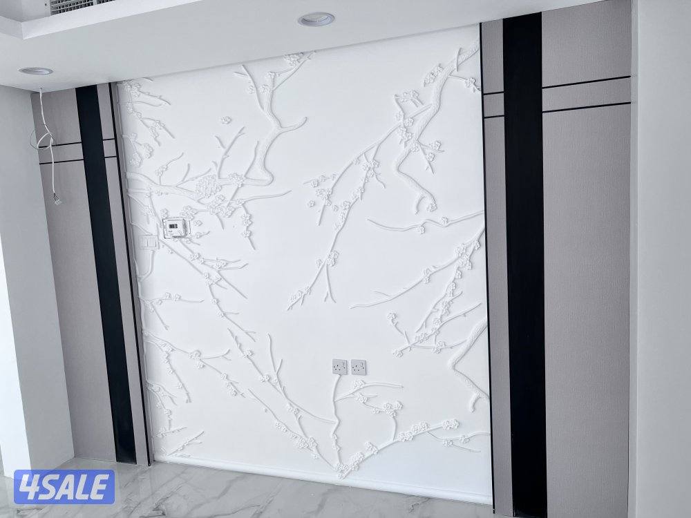 اصباغ ابو جورج اصباغ داخليه وصبغ واجهات احدث ورق جدران بديل خشب شيبورد13