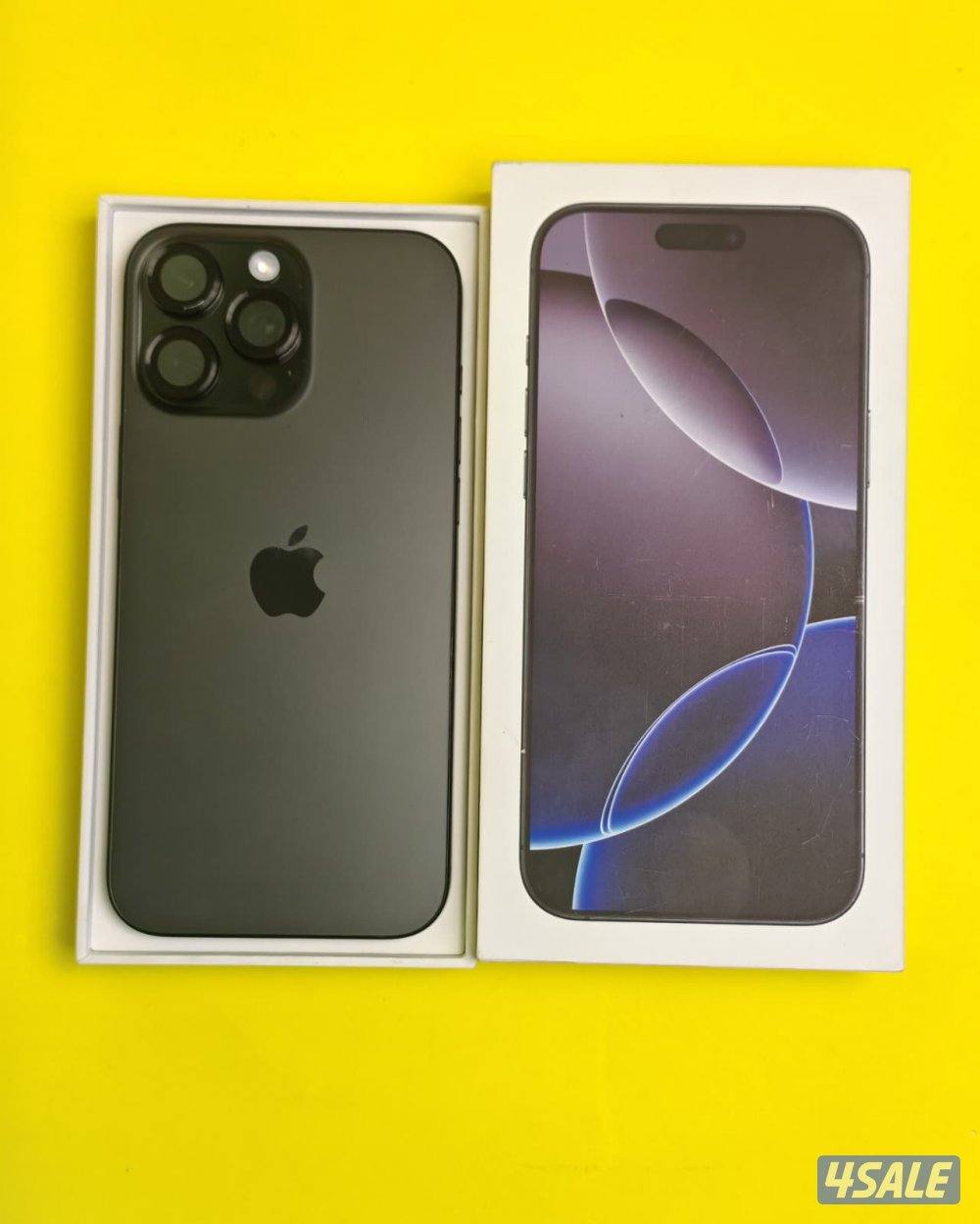 ايفون 16 برو ماكس – 512 جيجا – تيتانيوم أسود iPhone 16 Pro Max 512GB0