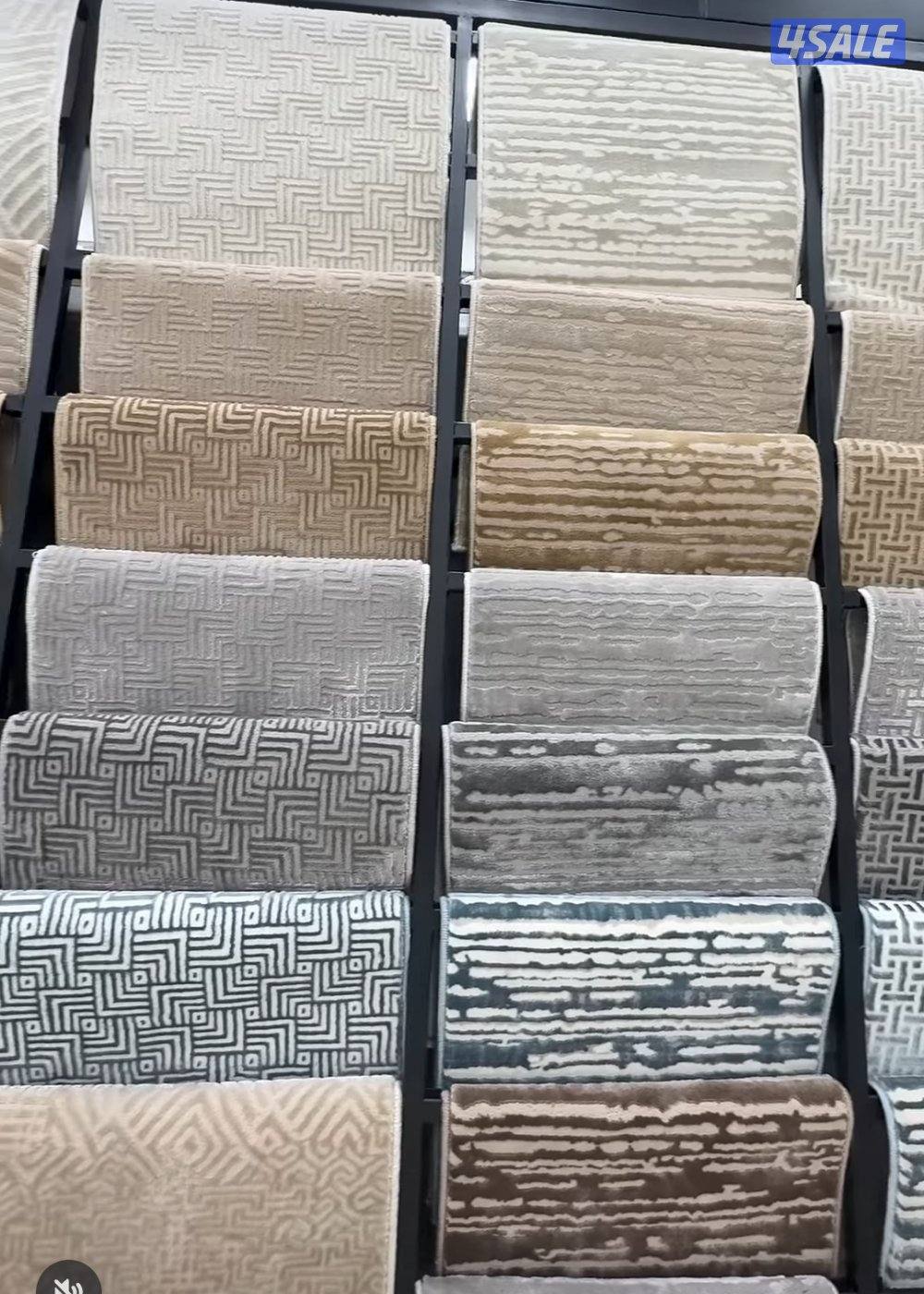 يوجد لدينا جميع انواع السجاد الساده والمشجر ويوجد ستار قطعه جاهز3