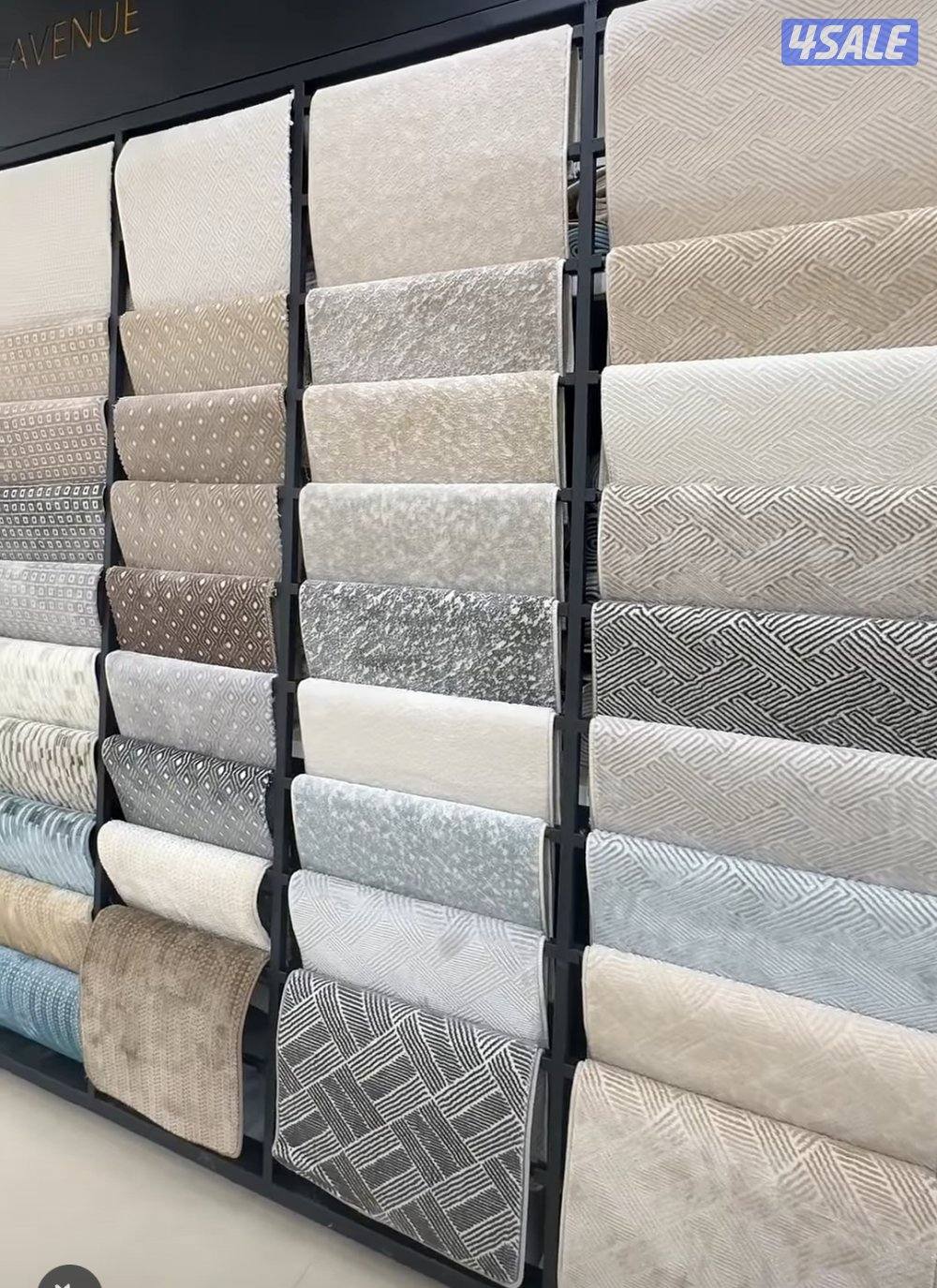 يوجد لدينا جميع انواع السجاد الساده والمشجر ويوجد ستار قطعه جاهز4