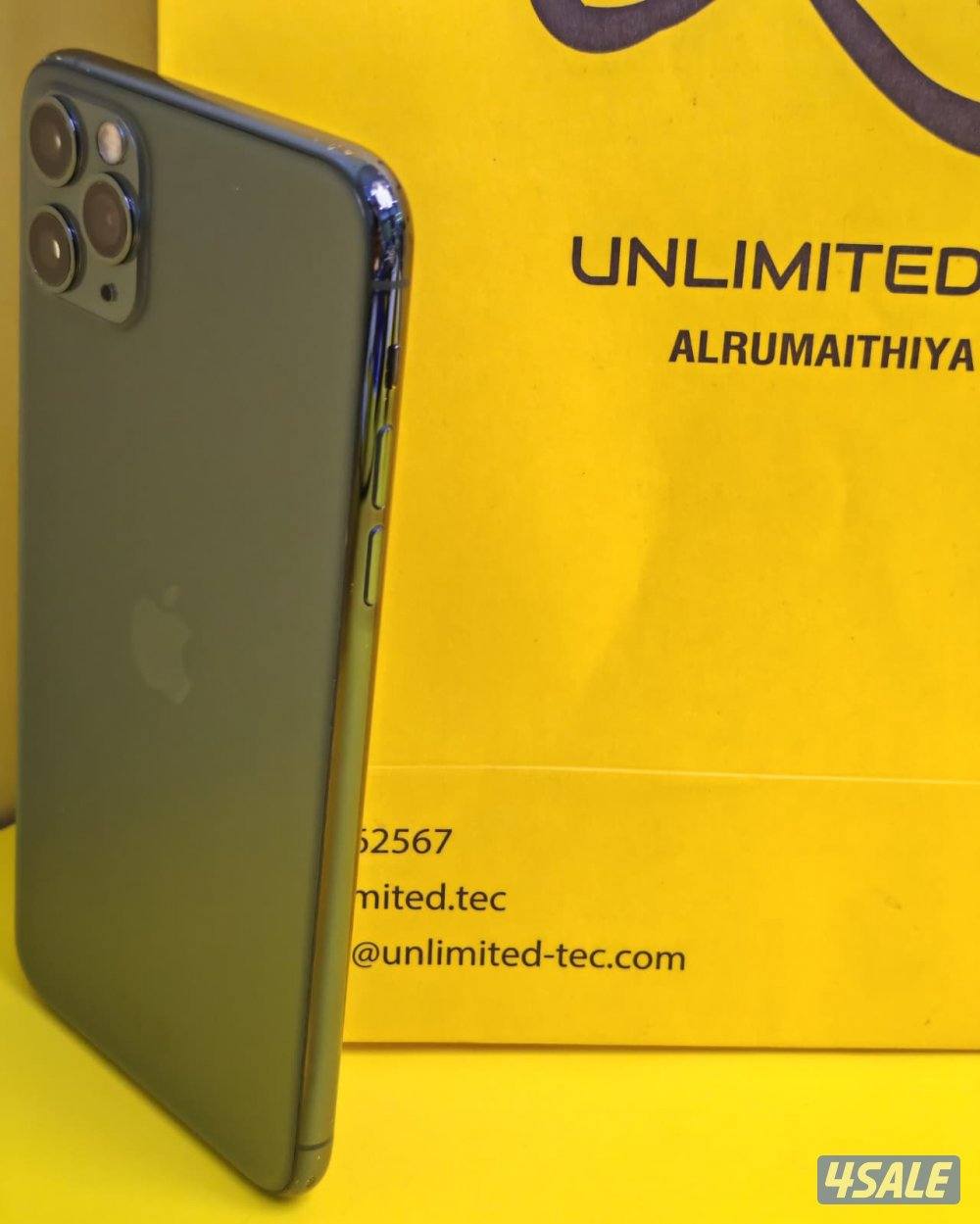 ايفون 11 برو ماكس – 256 جيجا – أخضر   iPhone 11 Pro Max 256GB Midnight3