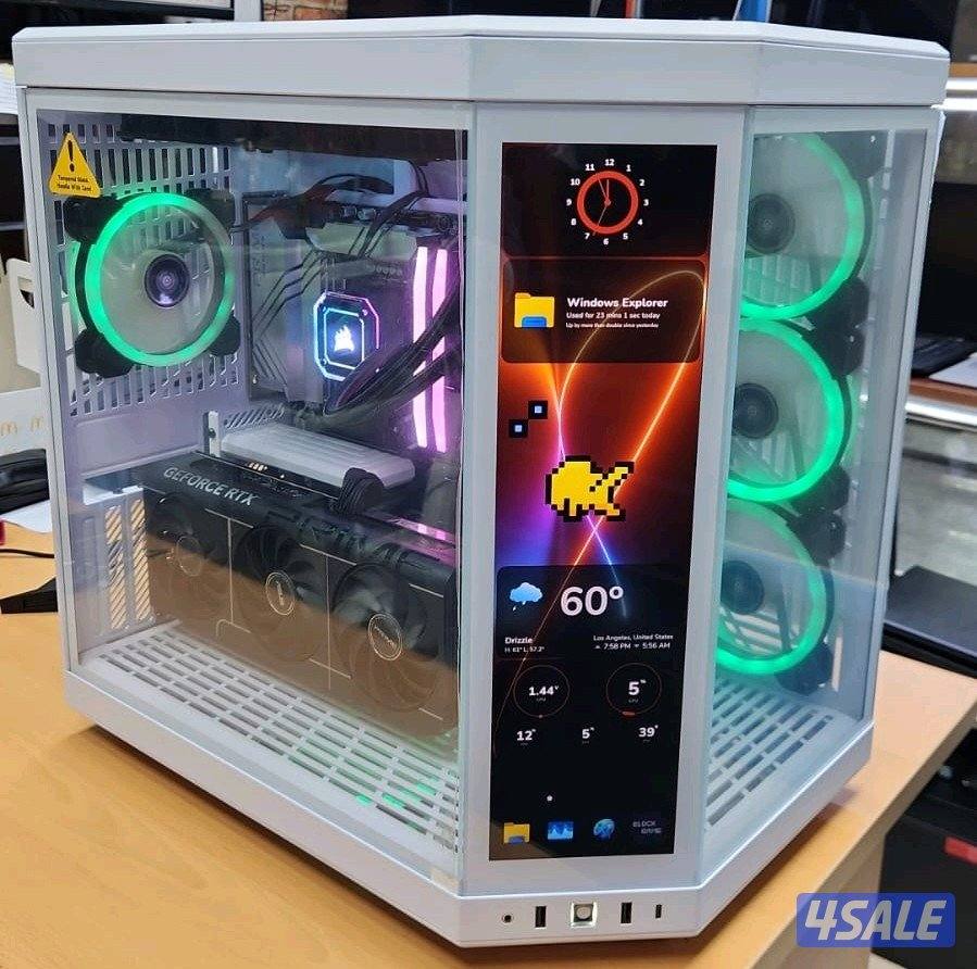 للبيع بي سيCore i7 14Gen /32GB ram/1TB SSD /5070RTX 12 GB كالجديد0