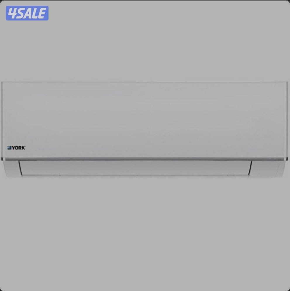 بيع عدد ٤ مكيفات جدد بالكرتون يورك ١طن و ٢.٥ طن و شارب ١.٥ طن و٢ طن0