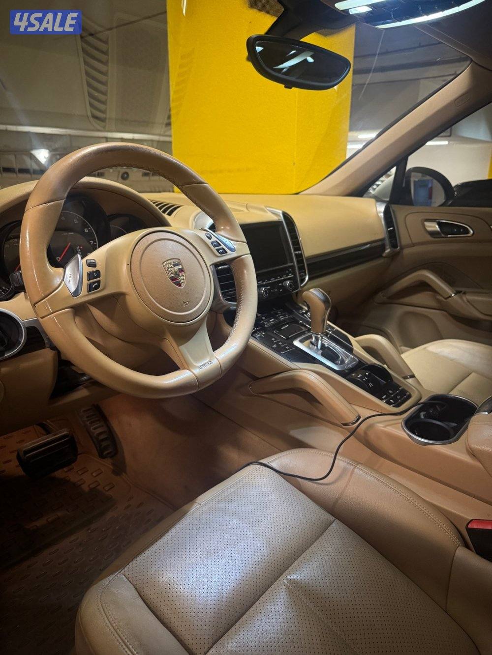 بورش كايين ٢٠١٣  ابيض للبيع كامل المواصفات2