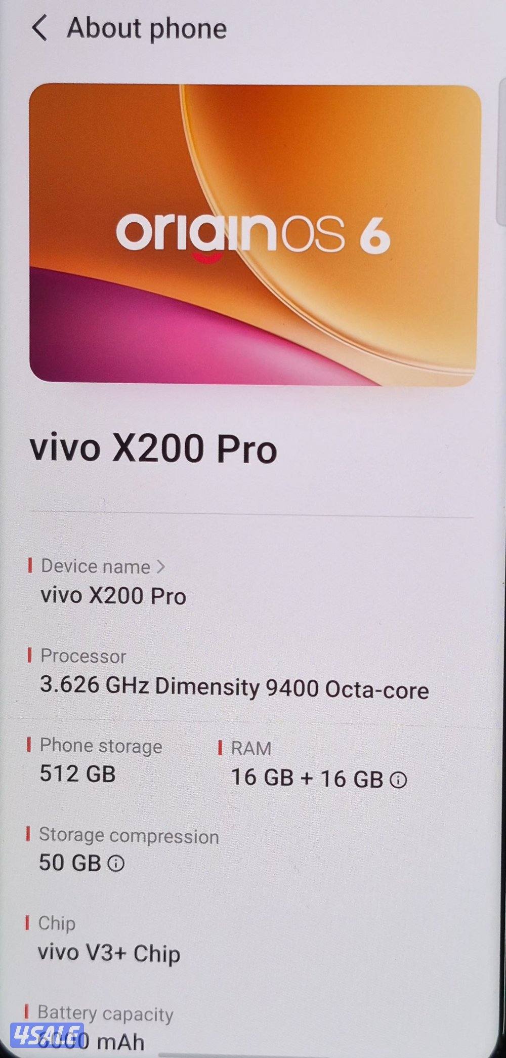 Vivo X200 Pro ,,Best Camera Phone ( Sale or Exchange)1