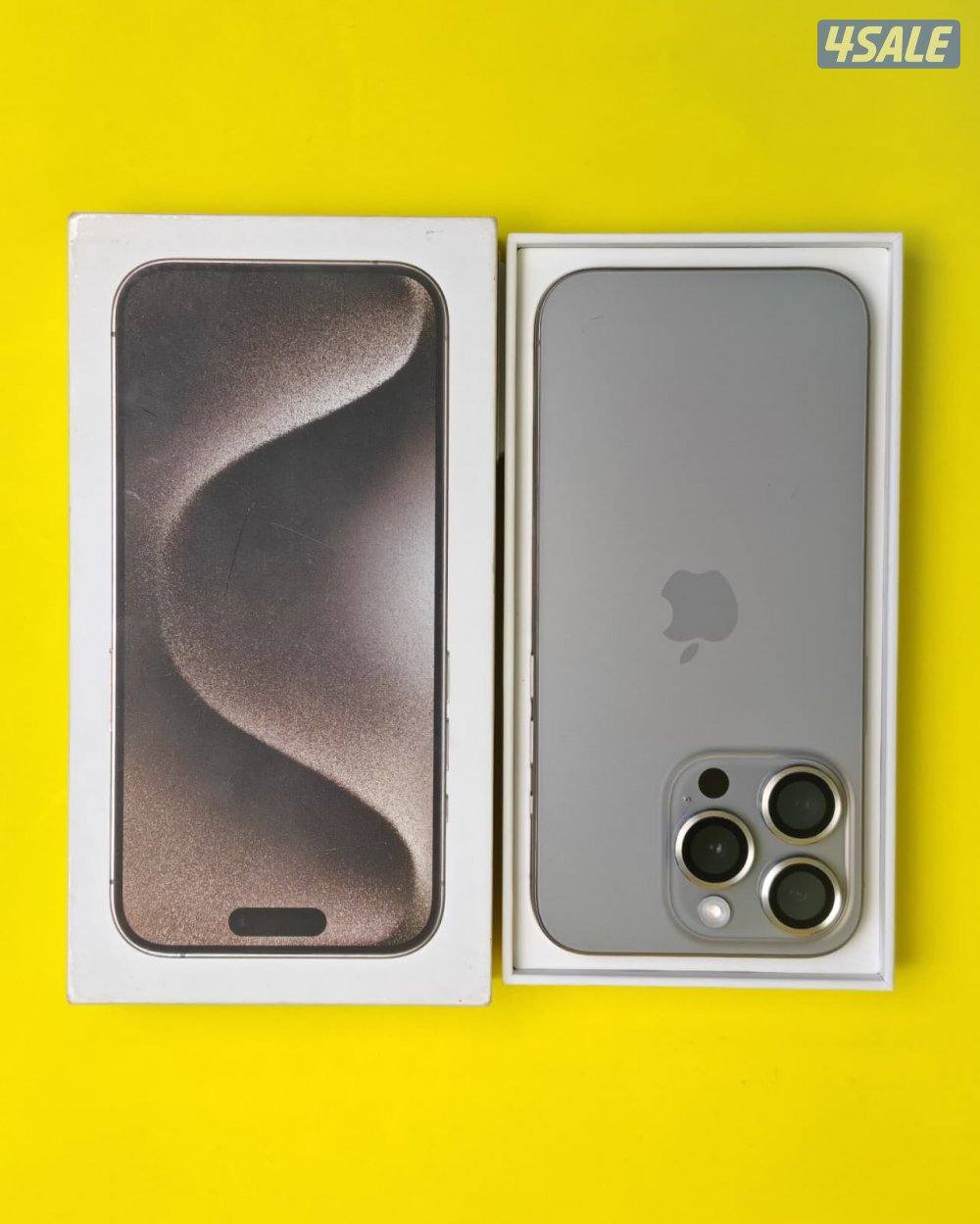 ايفون 15 برو – 256 جيجا – iPhone 15 Pro 256GB Natural Titanium2