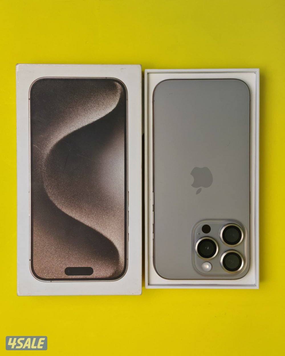 ايفون 15 برو – 256 جيجا – iPhone 15 Pro 256GB Natural Titanium3