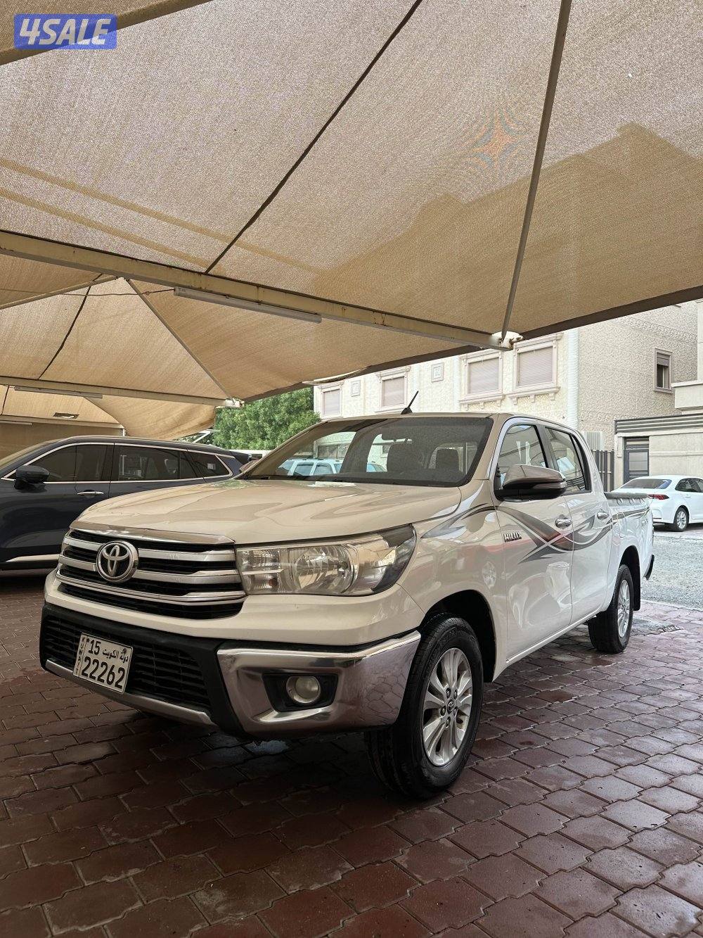 وانيت تيوتا هايلوكس 2017 شرط الفحص بحاله ممتازه تماتيك من غير دبل1