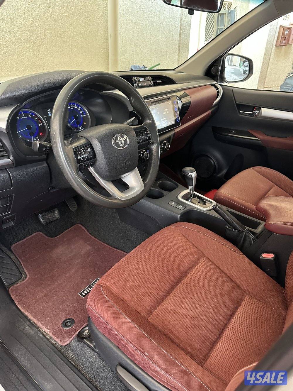 وانيت تيوتا هايلوكس 2017 شرط الفحص بحاله ممتازه تماتيك من غير دبل2