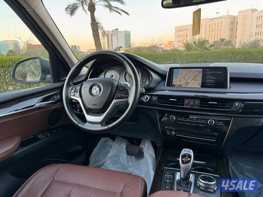 BMW X5 موديل 2014 بحاله الوكاله شرط الفحص8