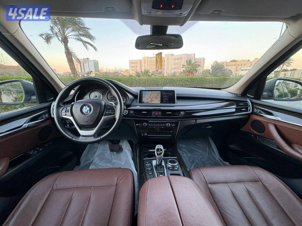 BMW X5 موديل 2014 بحاله الوكاله شرط الفحص12