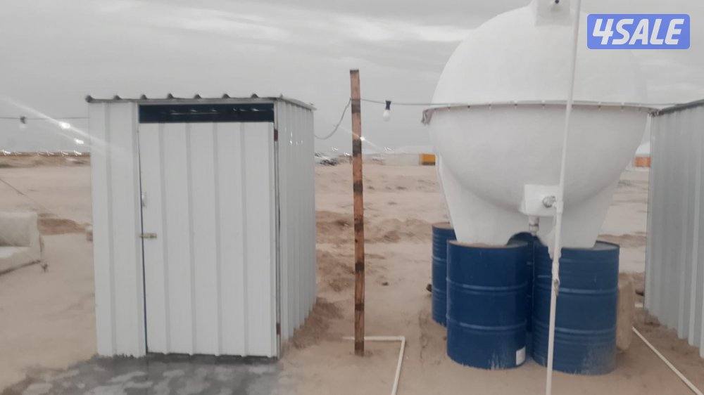 للبيع مخيم كامل و جديد صارله شهر مبني1