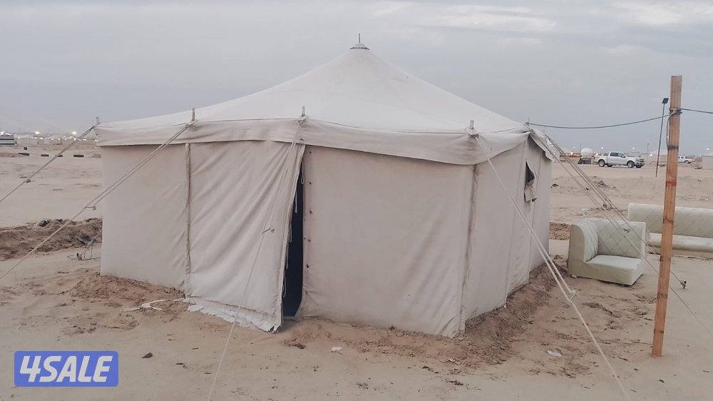 للبيع مخيم كامل و جديد صارله شهر مبني2