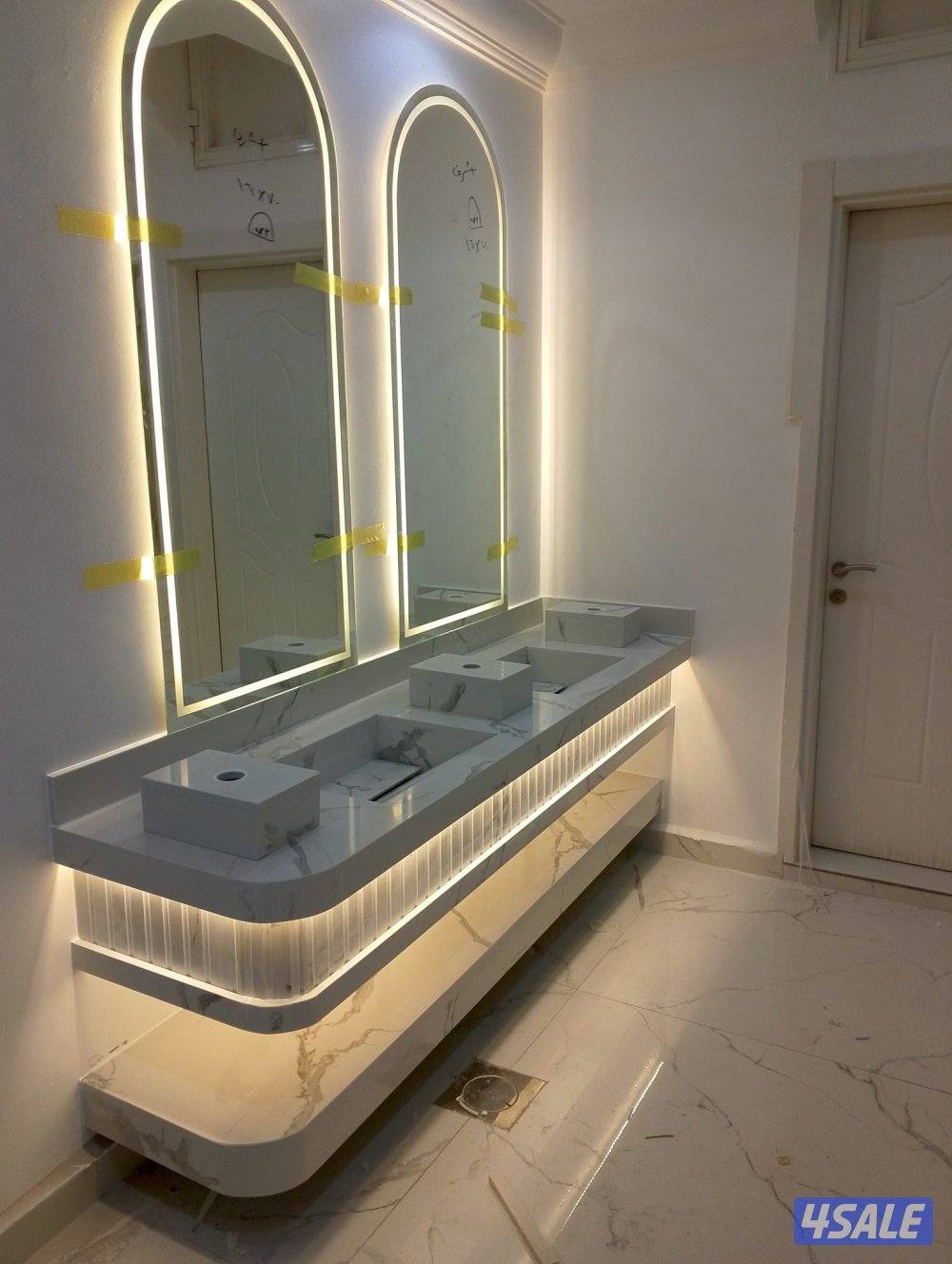 تصميم مغاسل واوجارت رخام3