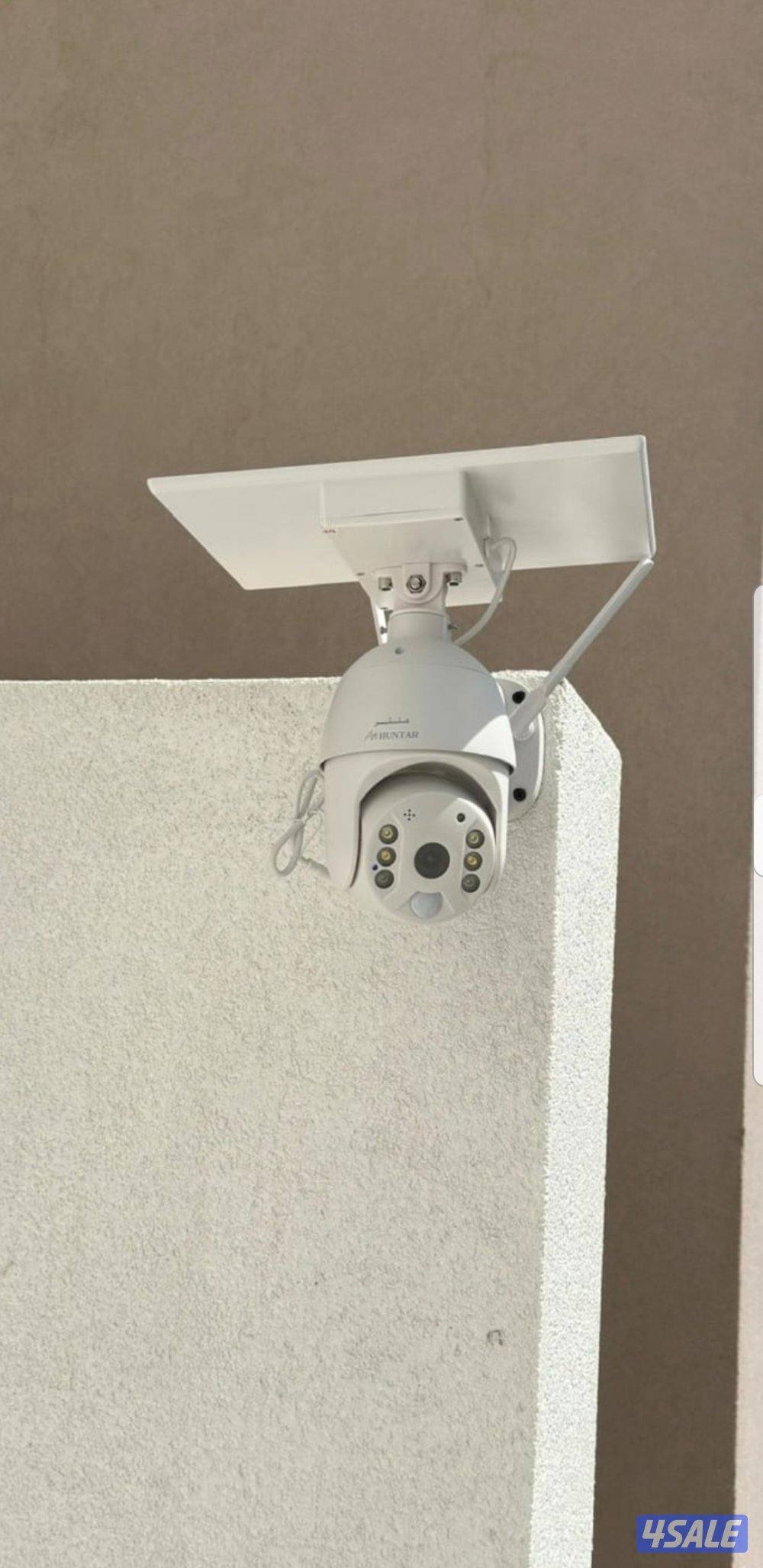 كاميرا طاقه شمسيه متحركه بجميع الاتجاهات صوت وصوره سبيكرمايك2