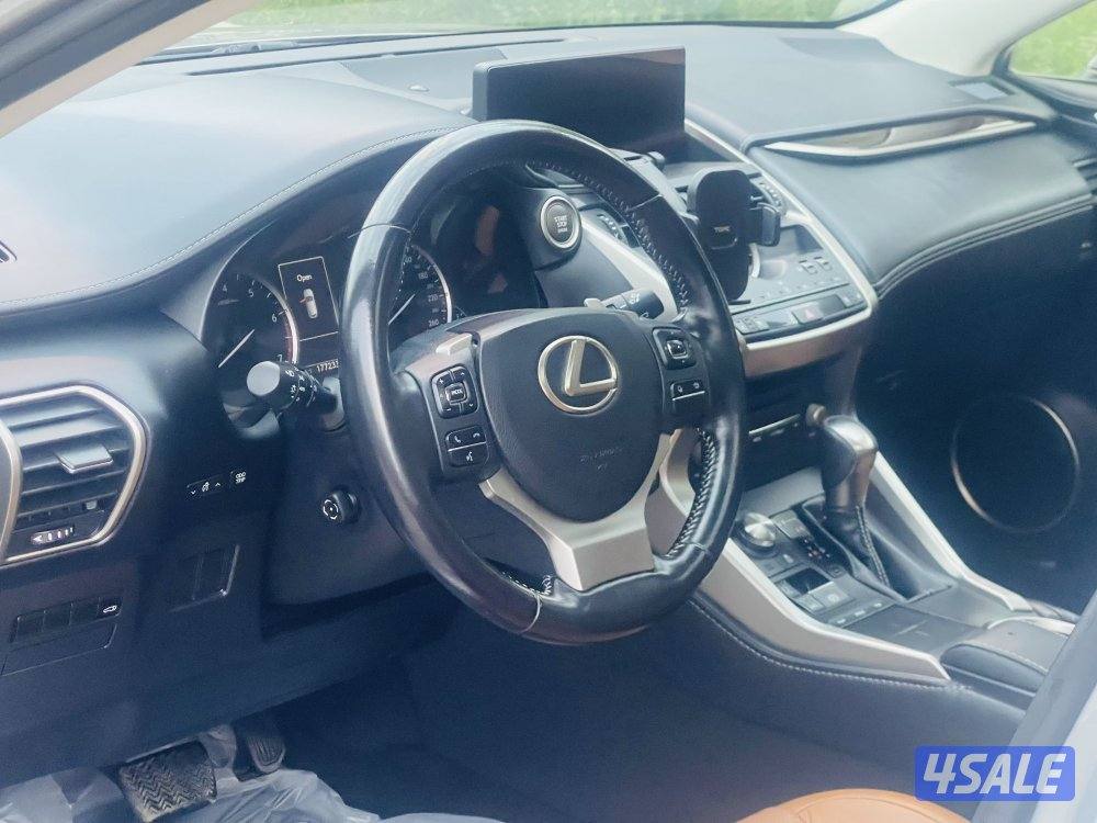 للبيع لكزس NX300 موديل 2018 لون تيتانيوم داخليه تان6