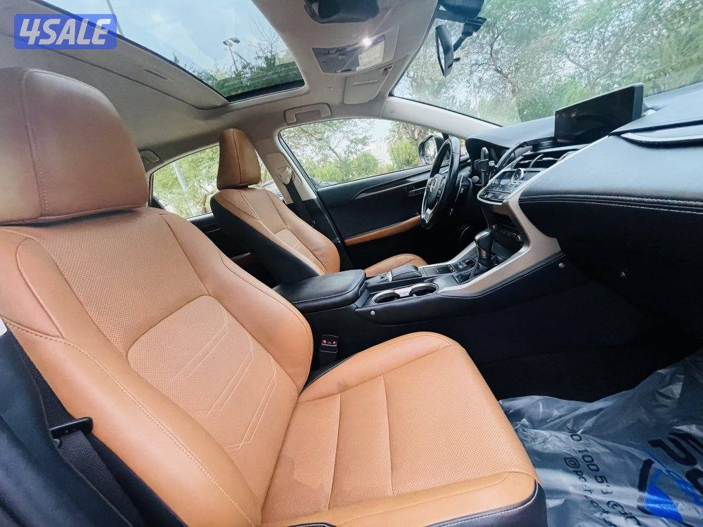 للبيع لكزس NX300 موديل 2018 لون تيتانيوم داخليه تان7