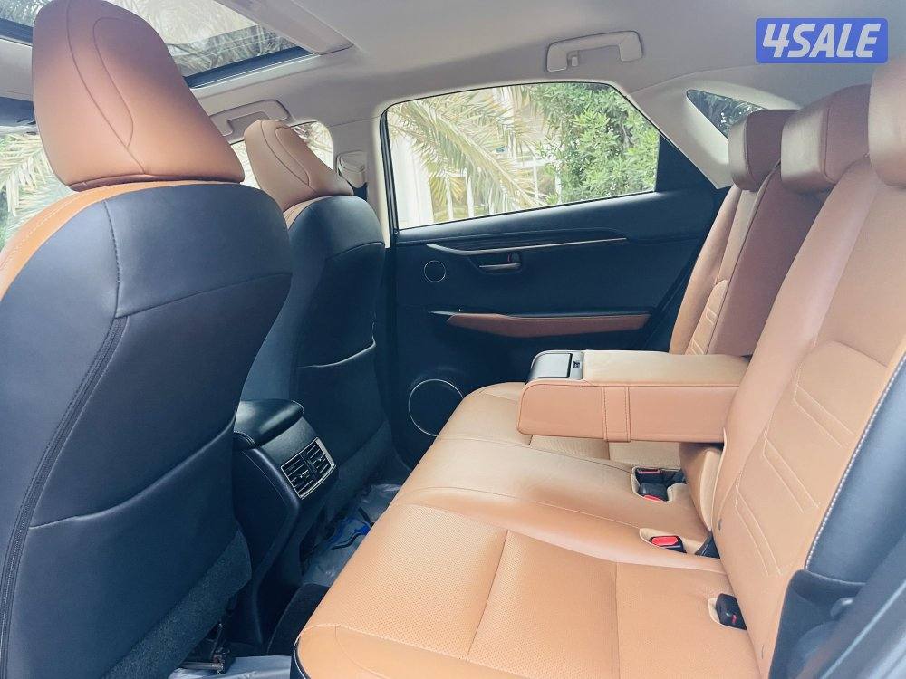 للبيع لكزس NX300 موديل 2018 لون تيتانيوم داخليه تان8