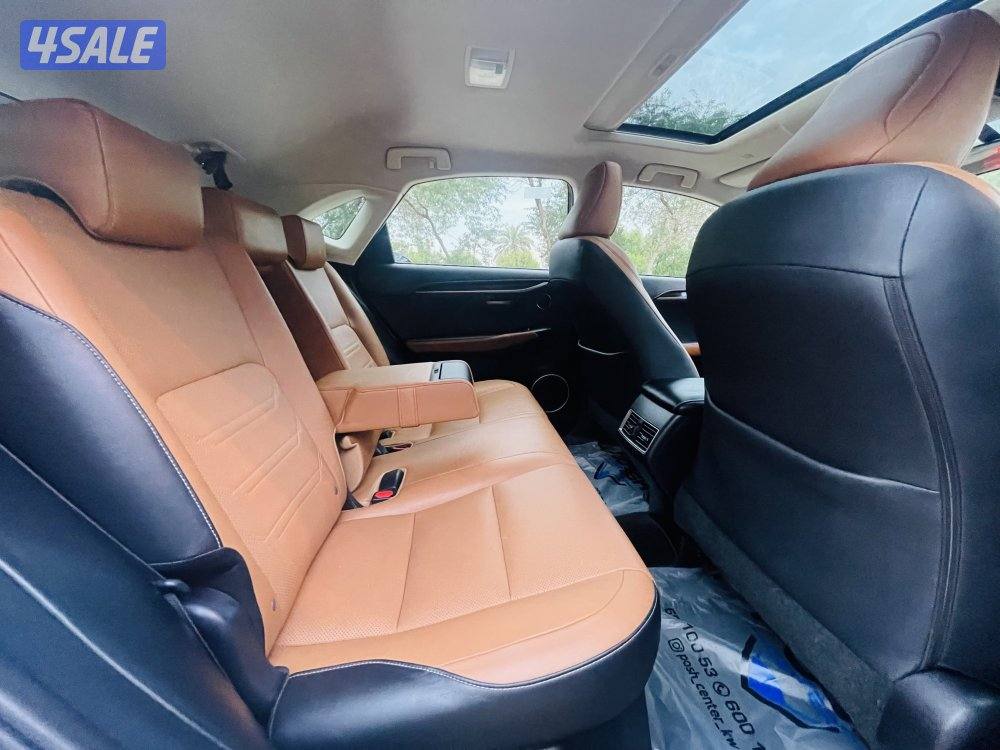 للبيع لكزس NX300 موديل 2018 لون تيتانيوم داخليه تان10