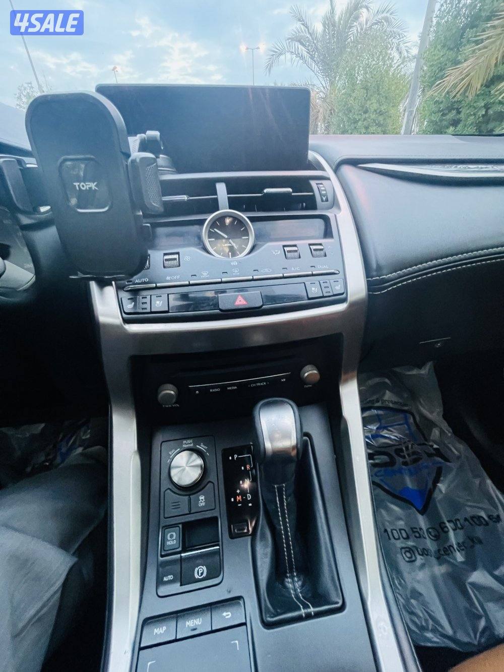 للبيع لكزس NX300 موديل 2018 لون تيتانيوم داخليه تان11