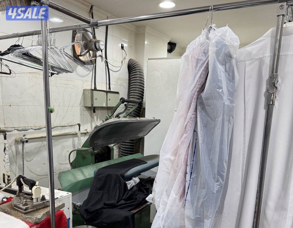 مصبغة للبيع في المهبلولة كامل المعدات شغال فيها مشتركين وعدد٢ باص1