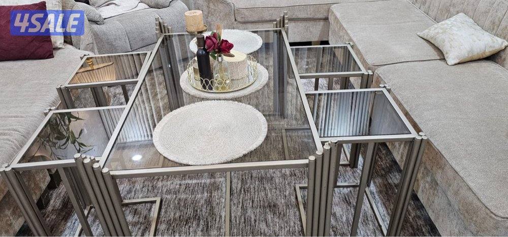 العرض 70 / الطول 120 / الارتفاع 60 / 4 طاولات صغار2