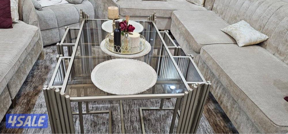 العرض 70 / الطول 120 / الارتفاع 60 / 4 طاولات صغار3