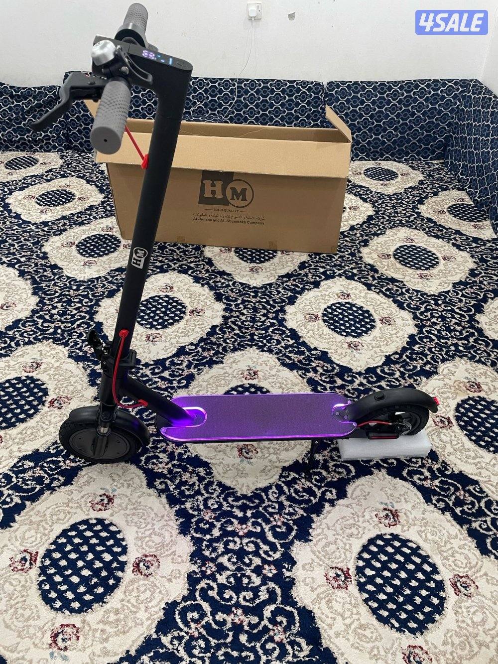 سكوتر HM جديد بالكرتون0