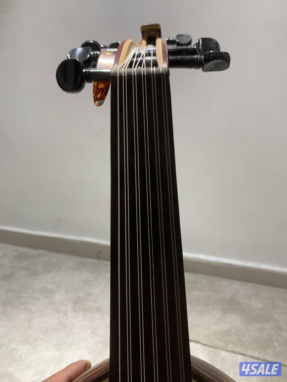 عود للبيع نغم الخليج الظهر خشب الورد الوجه سيسم وعاج  المفاتيح ابانوس3