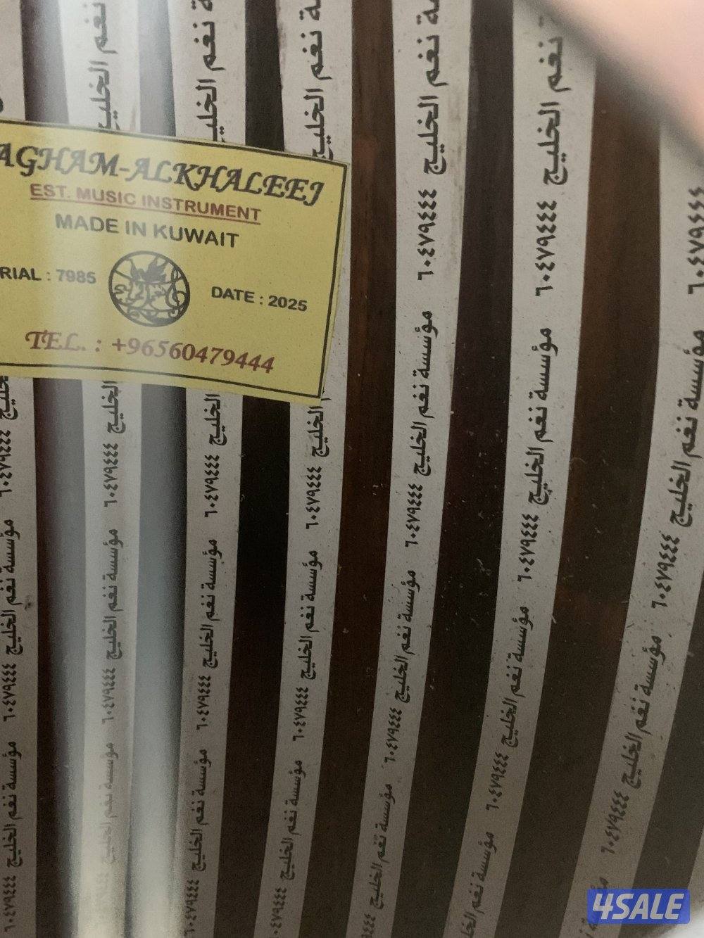 عود للبيع نغم الخليج الظهر خشب الورد الوجه سيسم وعاج  المفاتيح ابانوس4