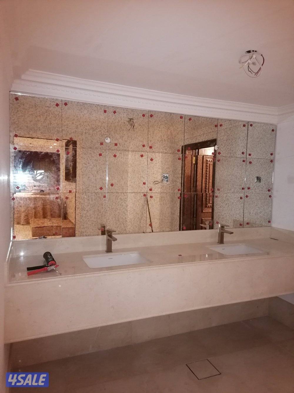 زجاج سكوريت ومرايا شور وجهات منازل وجهات محلاات درايش الوان3