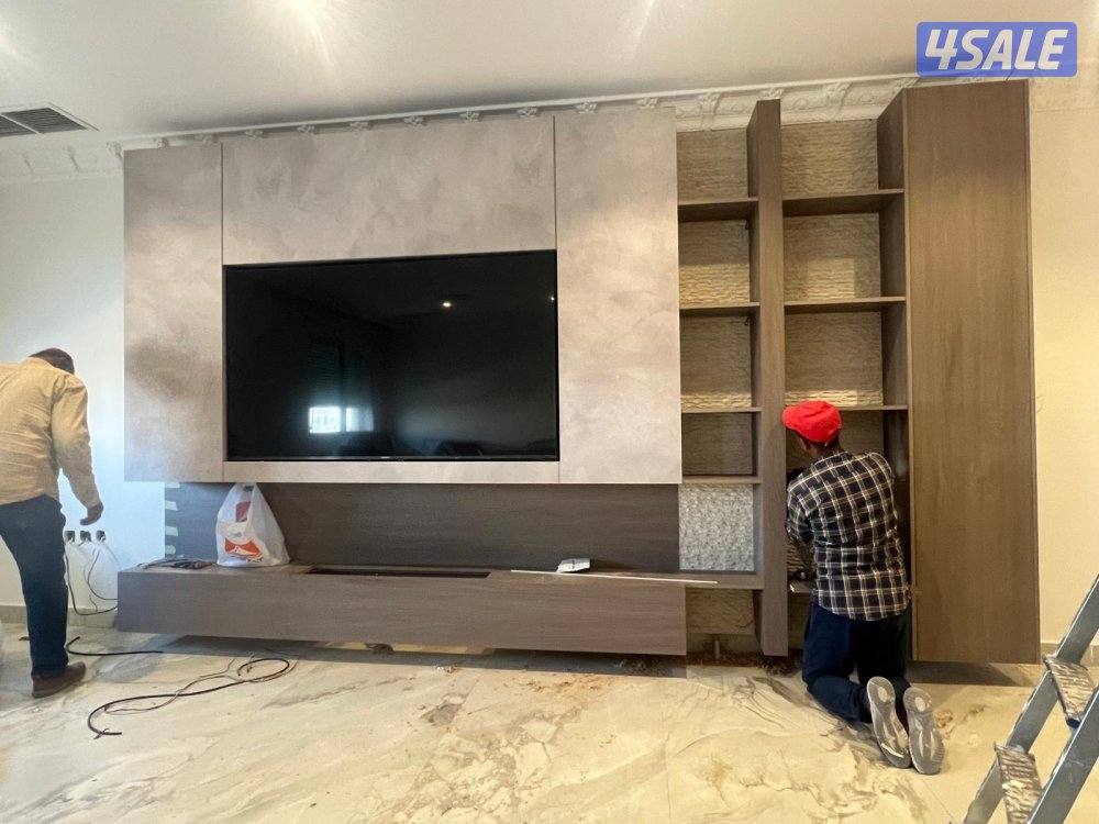 صباغ خشب ونجار صبغ باب كبتات وغرفة نوم14