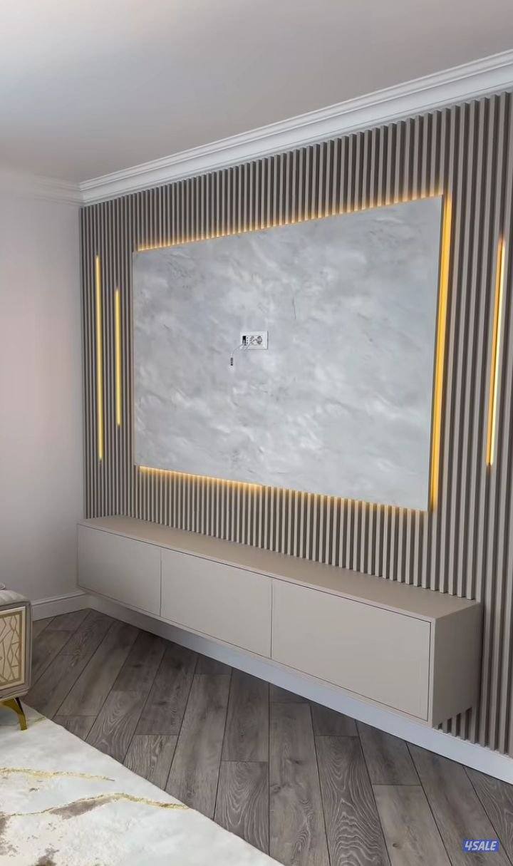 ديكورات خشب طولت بديل خشب بديل الرخام بديل شابرد وجار خلفيات 📺4