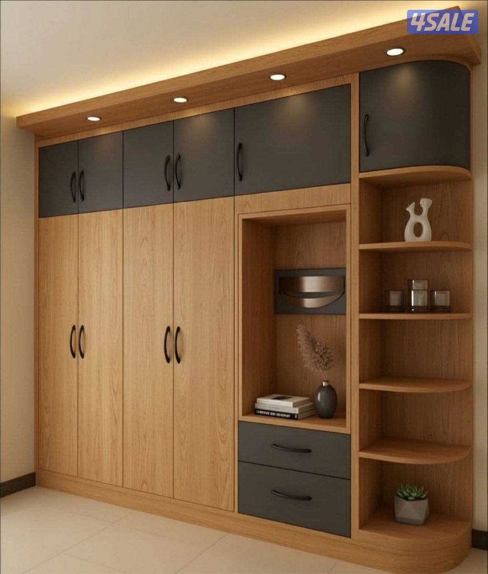 نجارواصباغ خشب پاکستانی ترکیب ابواب پی وی سی ترکیب ابواب خشب کبتات صبغ2