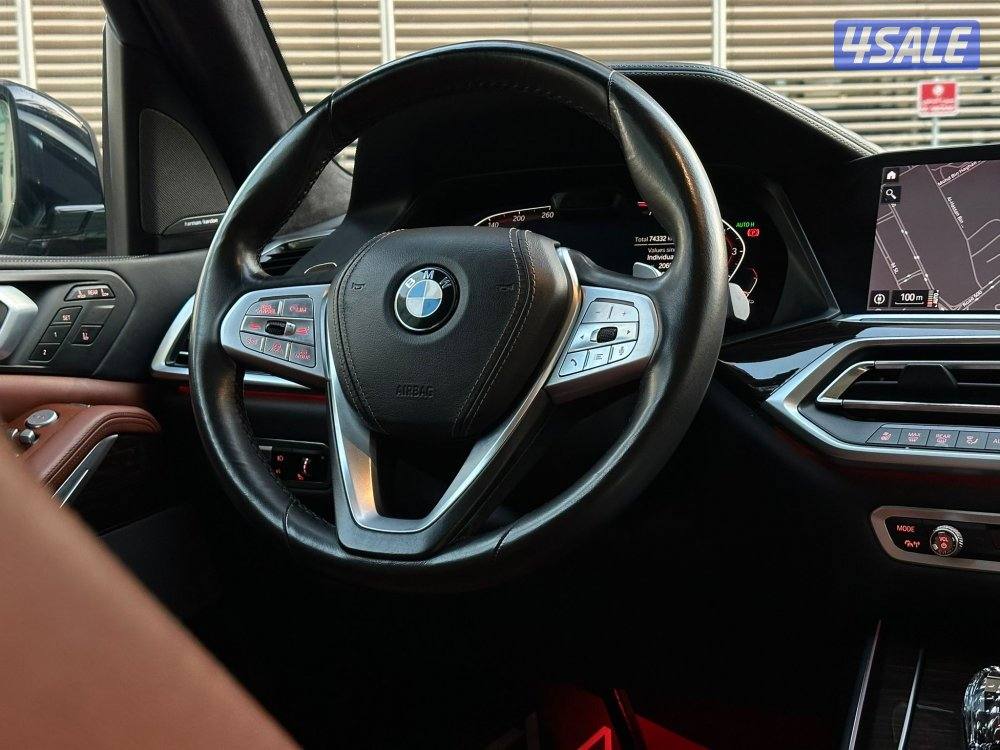 بي ام دبليوX7 INDIVIDUAL موديل2019 عداد74الف وارد الغانم سيرفس منتظم4