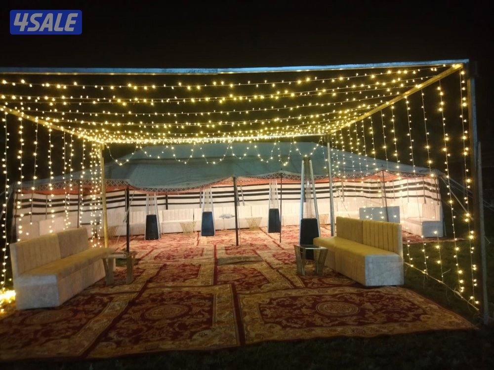 تأجير بيت شعر تاجير خيام تاجير دفايات تسكير حدائق خيام حق البر غنفات2