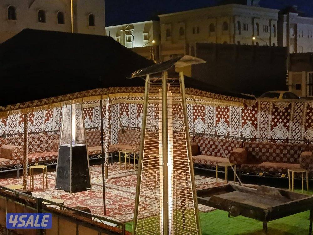 تأجير بيت شعر تاجير خيام تاجير دفايات تسكير حدائق خيام حق البر غنفات3