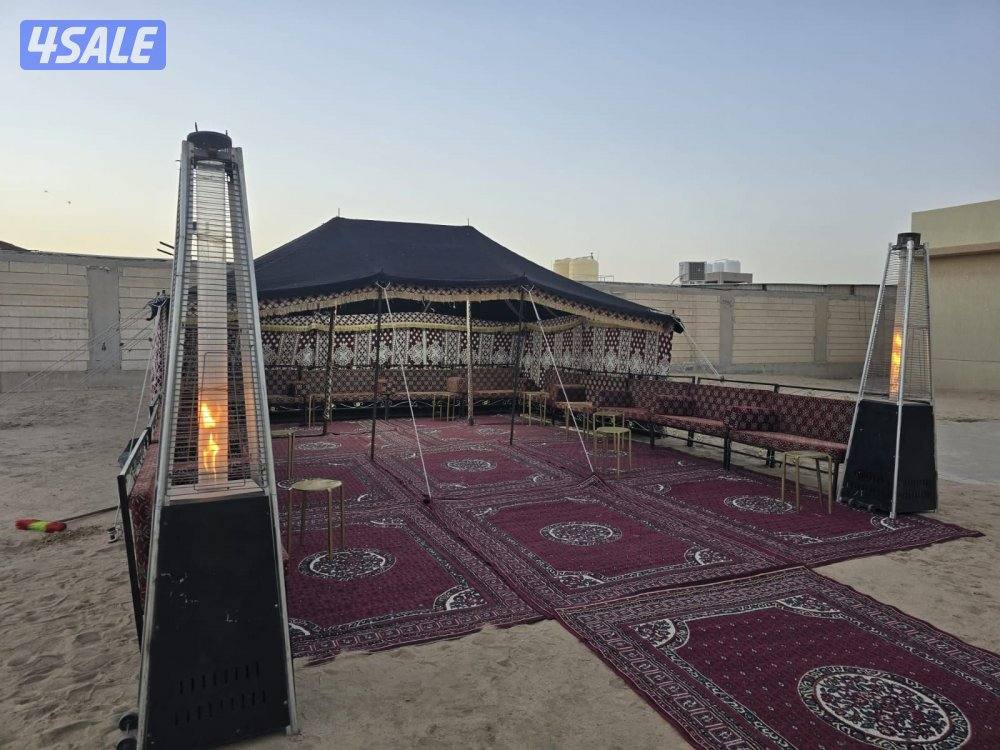 تأجير بيت شعر تاجير خيام تاجير دفايات تسكير حدائق خيام حق البر غنفات4