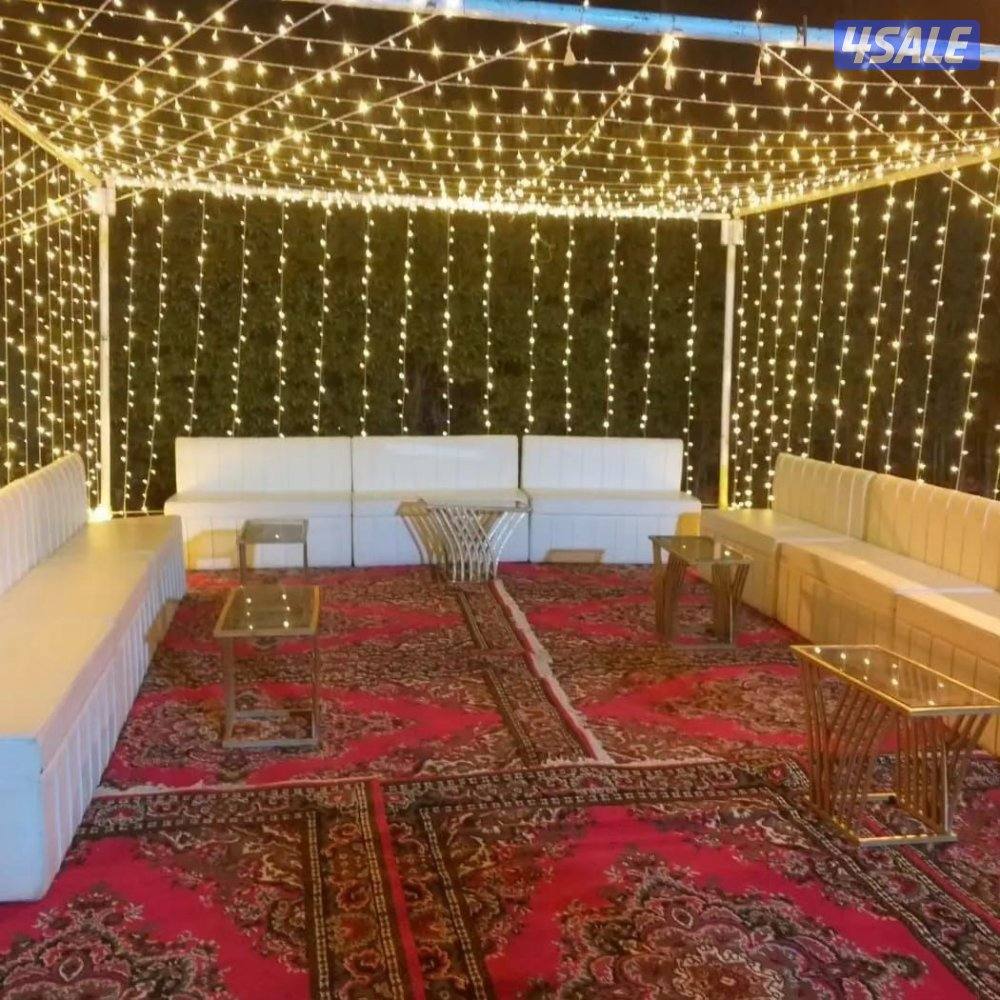 تأجير بيت شعر تاجير خيام تاجير دفايات تسكير حدائق خيام حق البر غنفات7