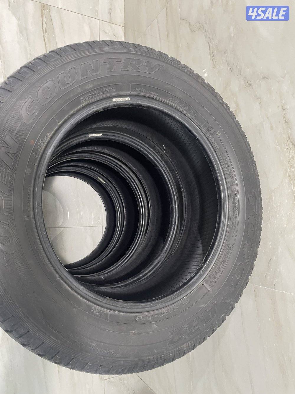 للبيع تواير حجم ١٨/٢٦٥/٦٠ النو تويو ياباني تاريخ ٢٠٢٣شرط النظافه0