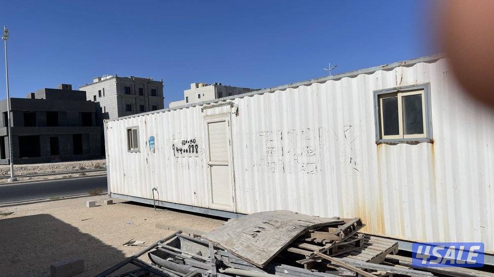 كونتينر 40 قدم / 12 متر مقسم غرفتين وحمام ومطبخ0