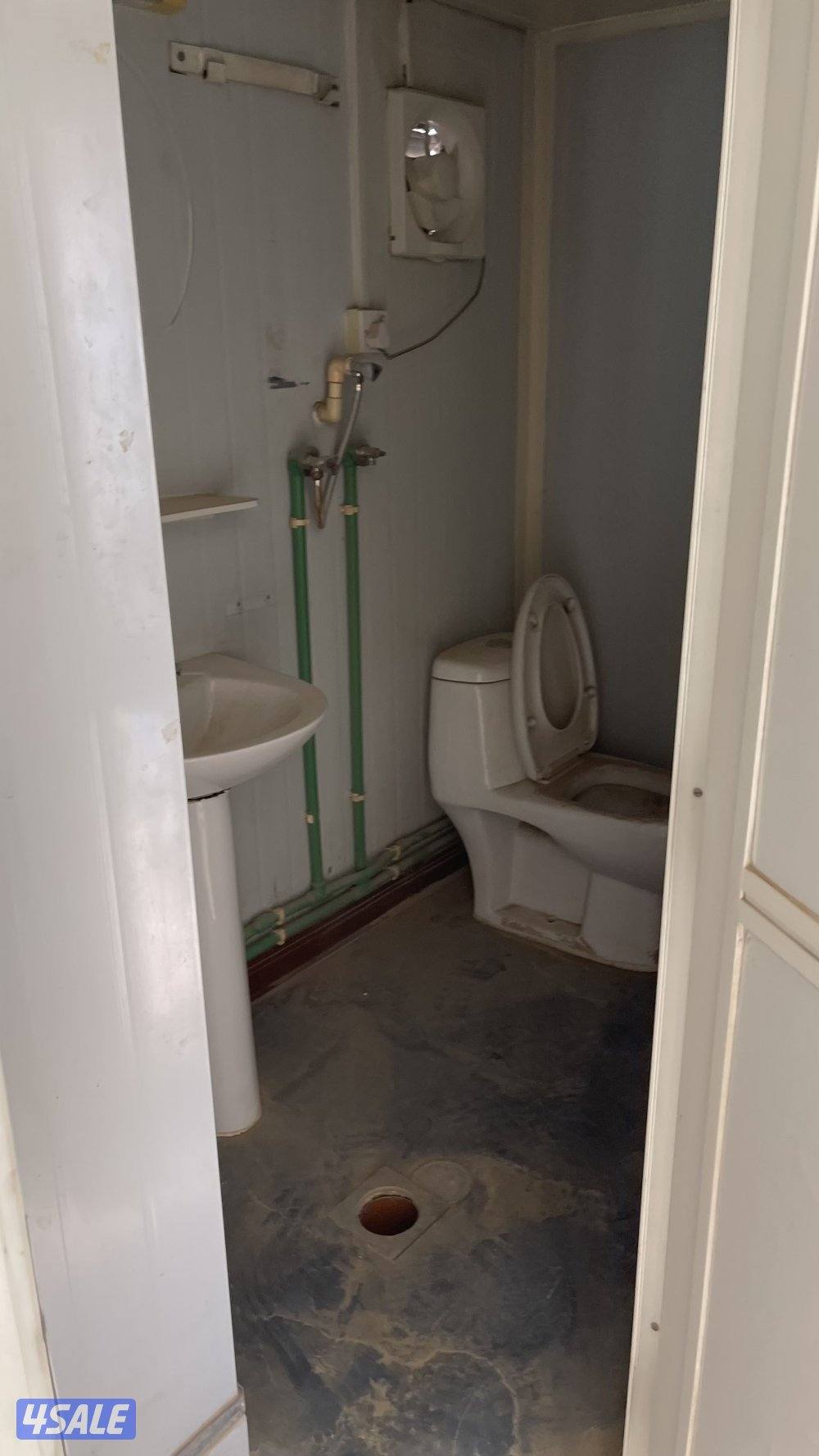 كونتينر 40 قدم / 12 متر مقسم غرفتين وحمام ومطبخ7