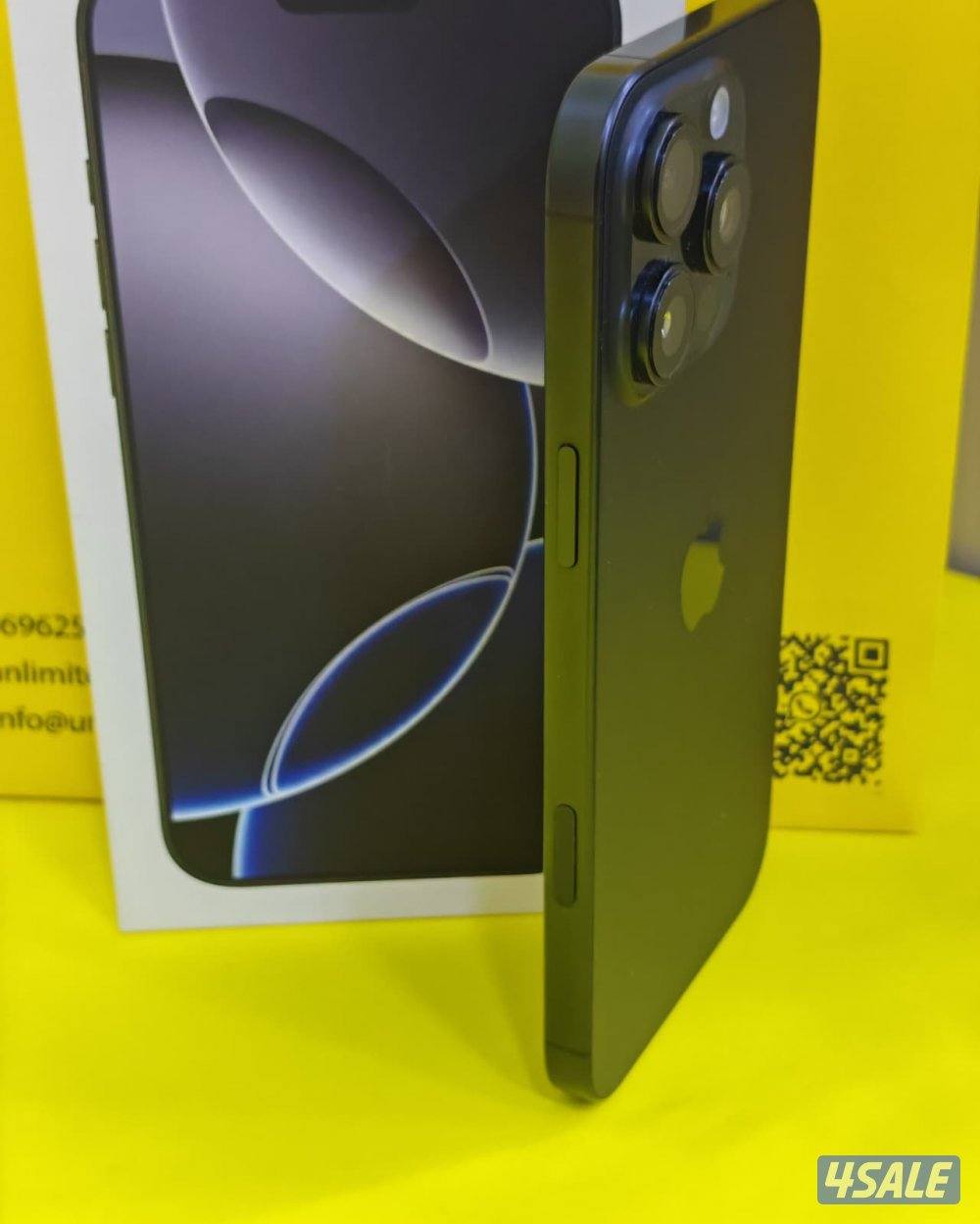 ايفون 16 برو ماكس – 256 جيجا – أسود iPhone 16 Pro Max 256GB Black3