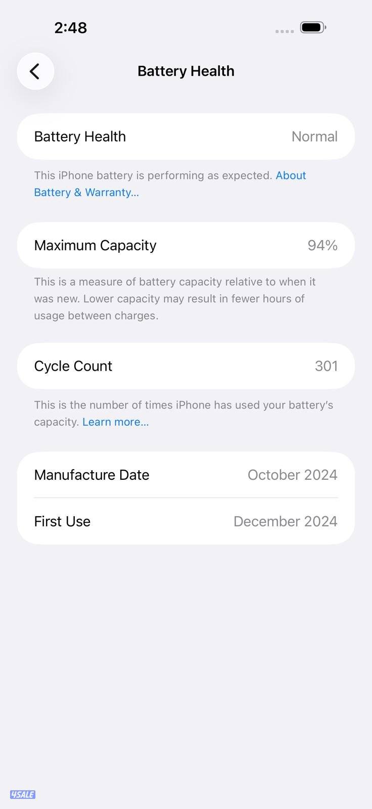 ايفون 16 برو ماكس – 256 جيجا – أسود iPhone 16 Pro Max 256GB Black8