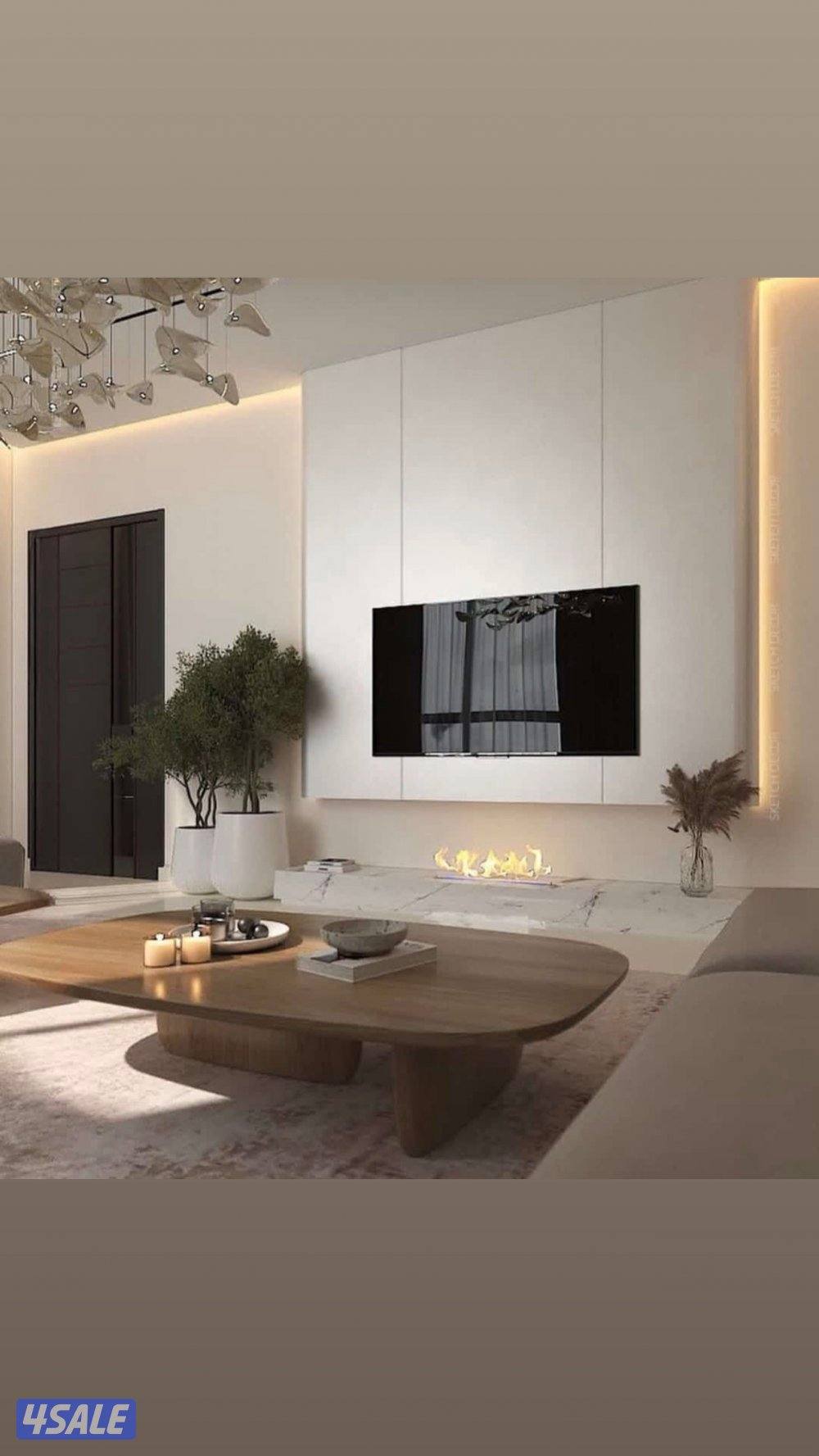 ديكورات حديثة ورق جدران صبغ2