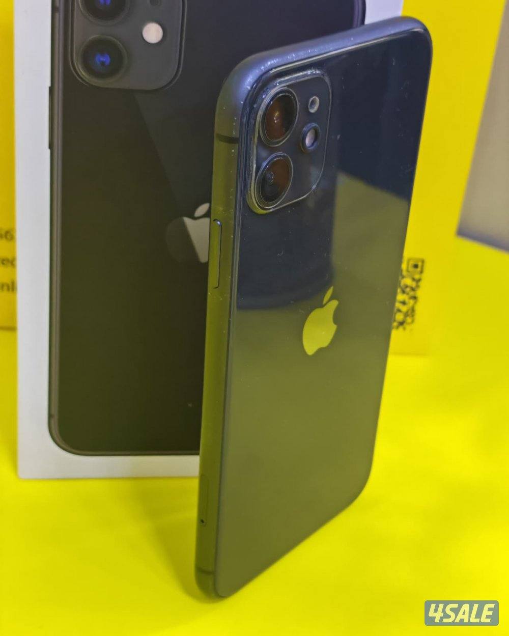 ايفون 11 – 128 جيجا – أسود iPhone 11 128GB Black – Battery 78%4