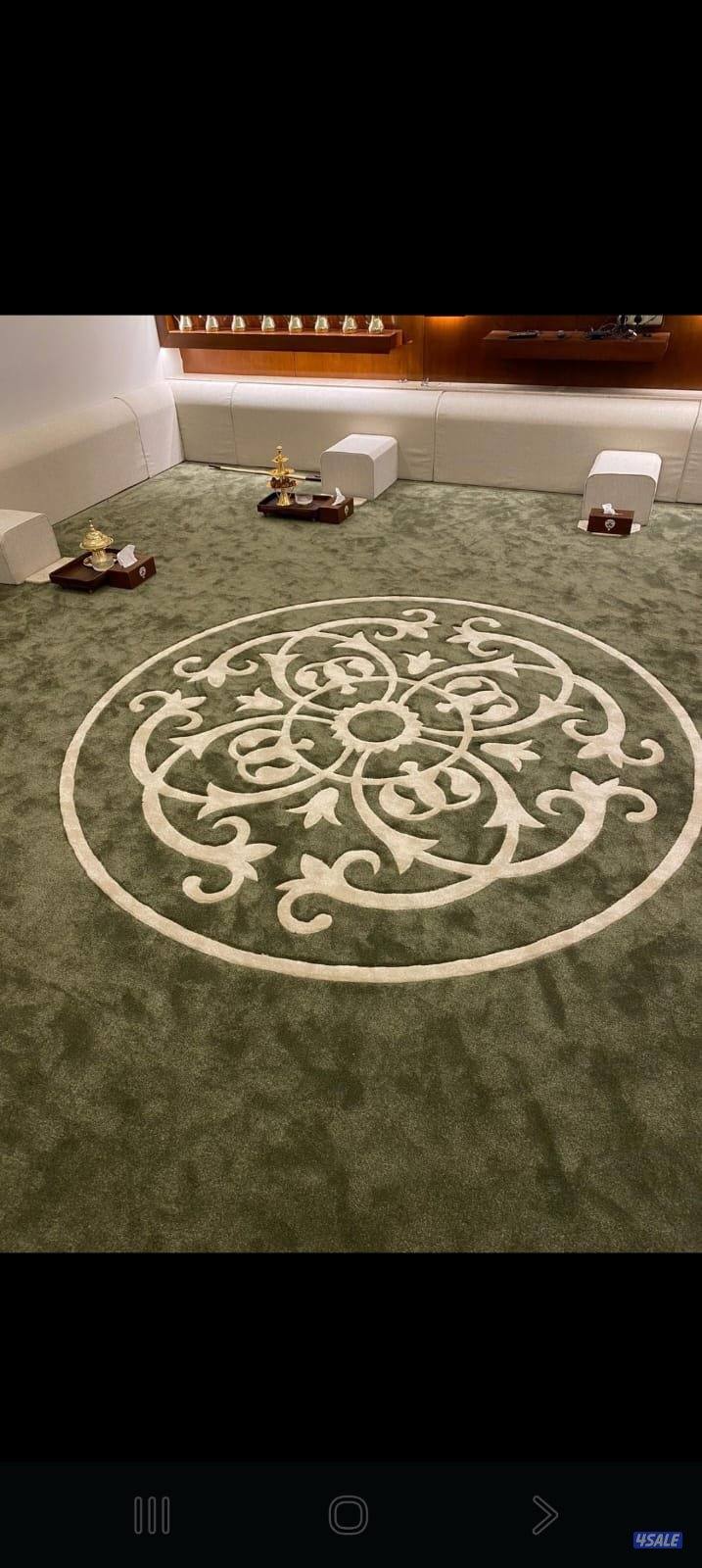 سجاد حفر يدوي تفصال مساند ضهر تنجيد مساند وبلاستك ثيل صناعي اسعار جمله1