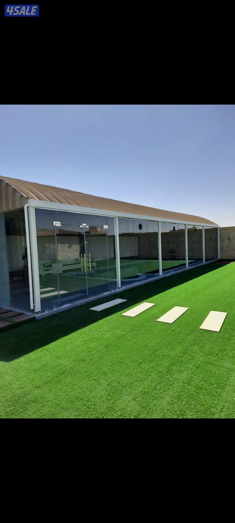 زجاج سكريت دربزين درج شاور بكس1